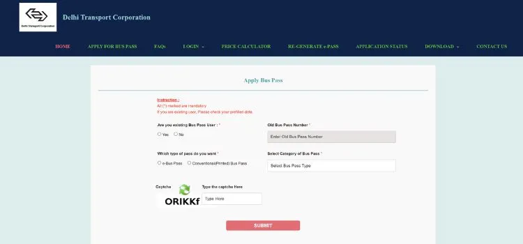 dtc saheli smart card apply online