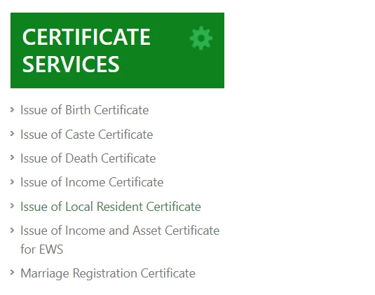 jharsewa certificate services